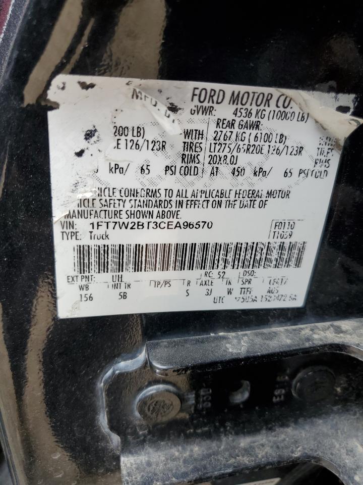 1FT7W2BT3CEA96570 2012 Ford F250 Super Duty