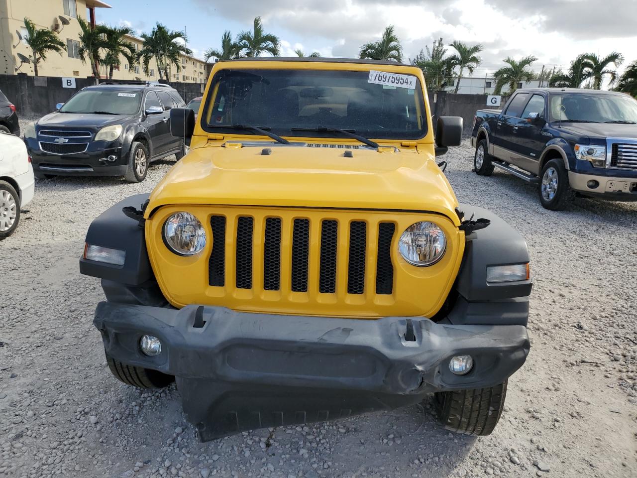 2019 Jeep Wrangler Unlimited Sport VIN: 1C4HJXDG0KW505908 Lot: 76975954