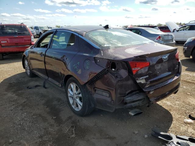  KIA OPTIMA 2013 Maroon