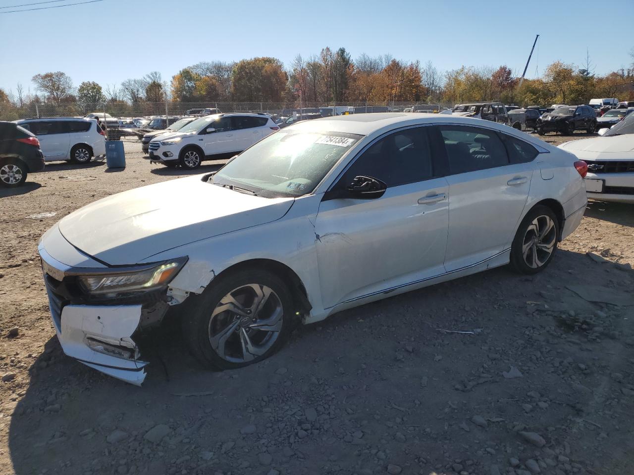 2018 Honda Accord Exl VIN: 1HGCV1F63JA215174 Lot: 77541384