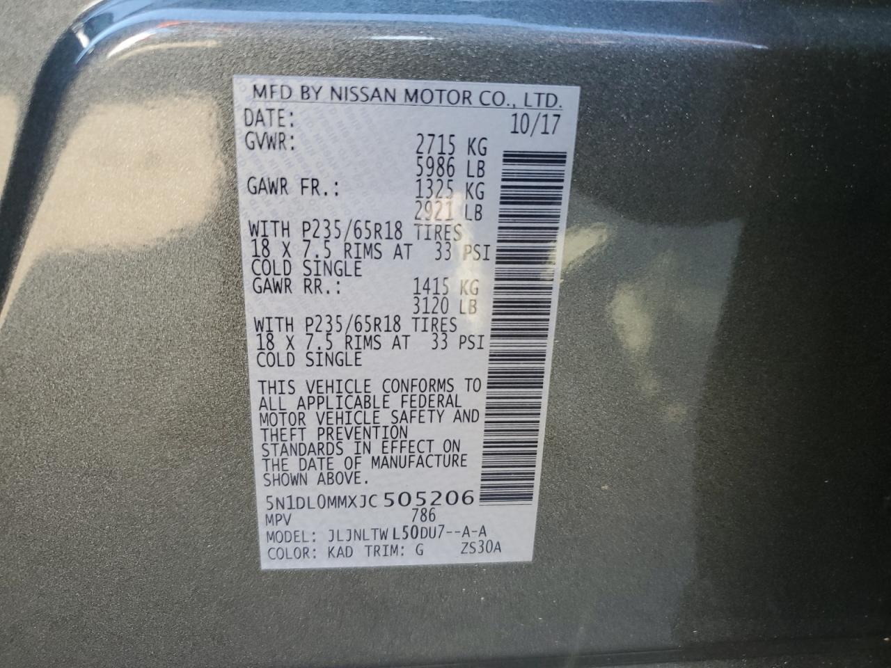 2018 Infiniti QX60 - Image 13