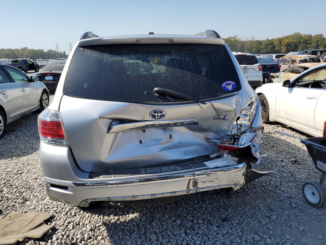 2011 Toyota Highlander Hybrid Limited VIN: JTEDC3EH5B2000846 Lot: 77003854