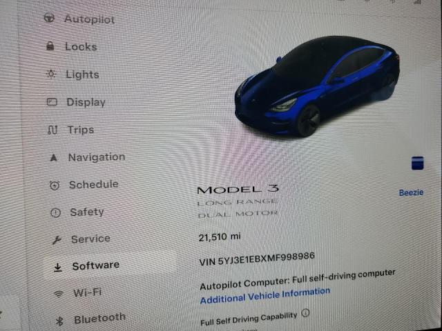 5YJ3E1EBXMF998986 Tesla Model 3  9