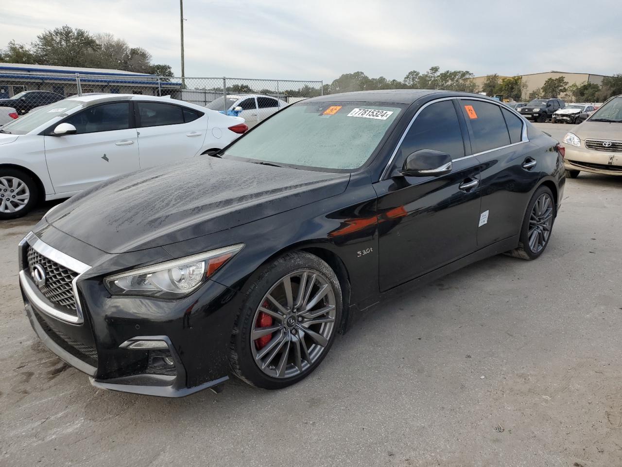 2018 Infiniti Q50 Red Sport 400 VIN: JN1FV7AP3JM460816 Lot: 77815324