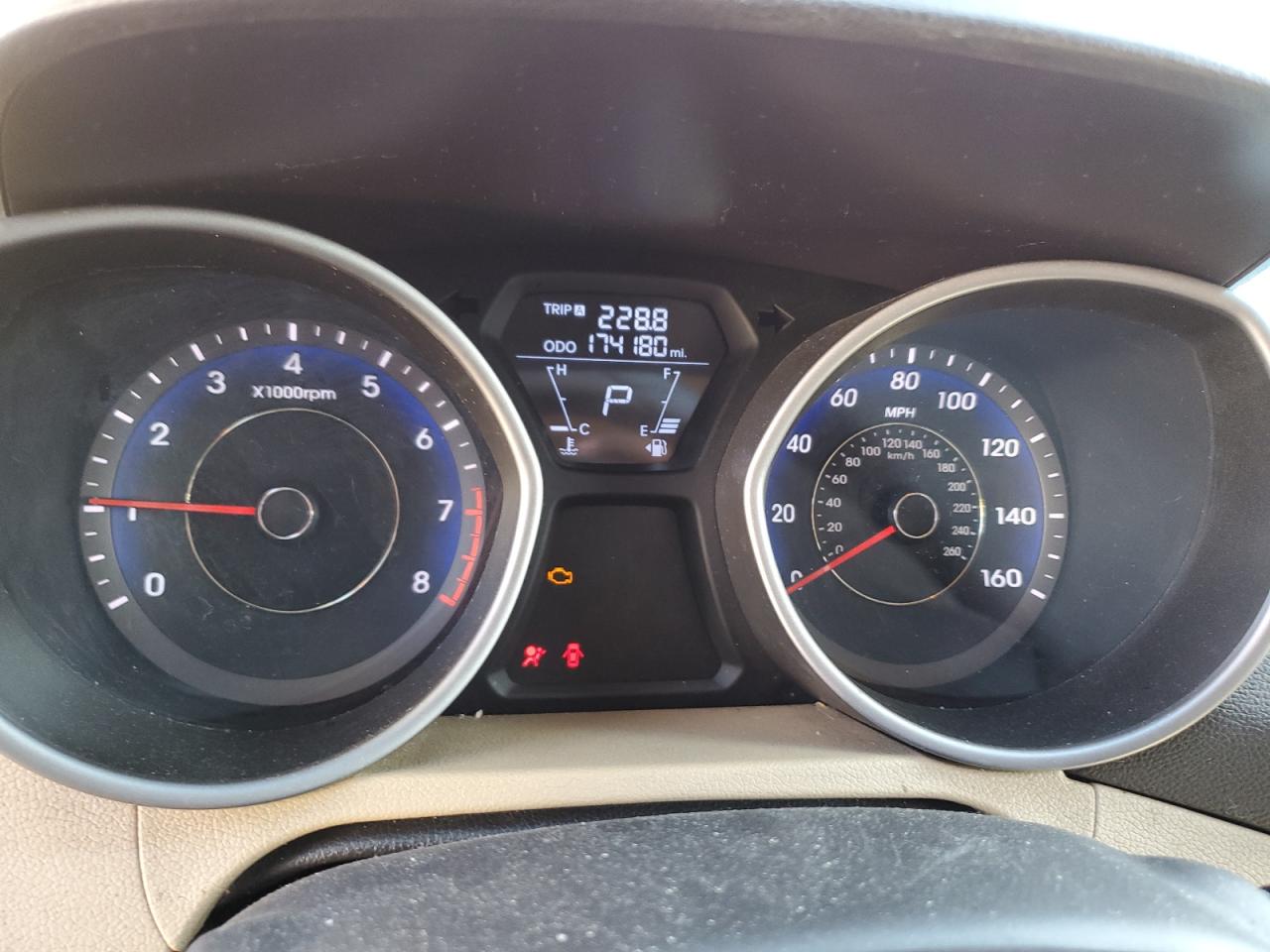 KMHDH4AE7CU209160 2012 Hyundai Elantra Gls