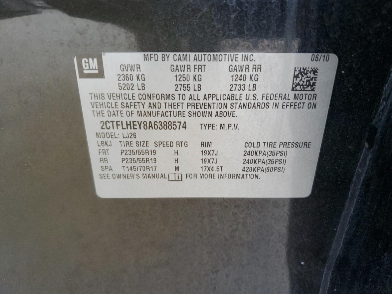 2010 GMC Terrain - Image 13