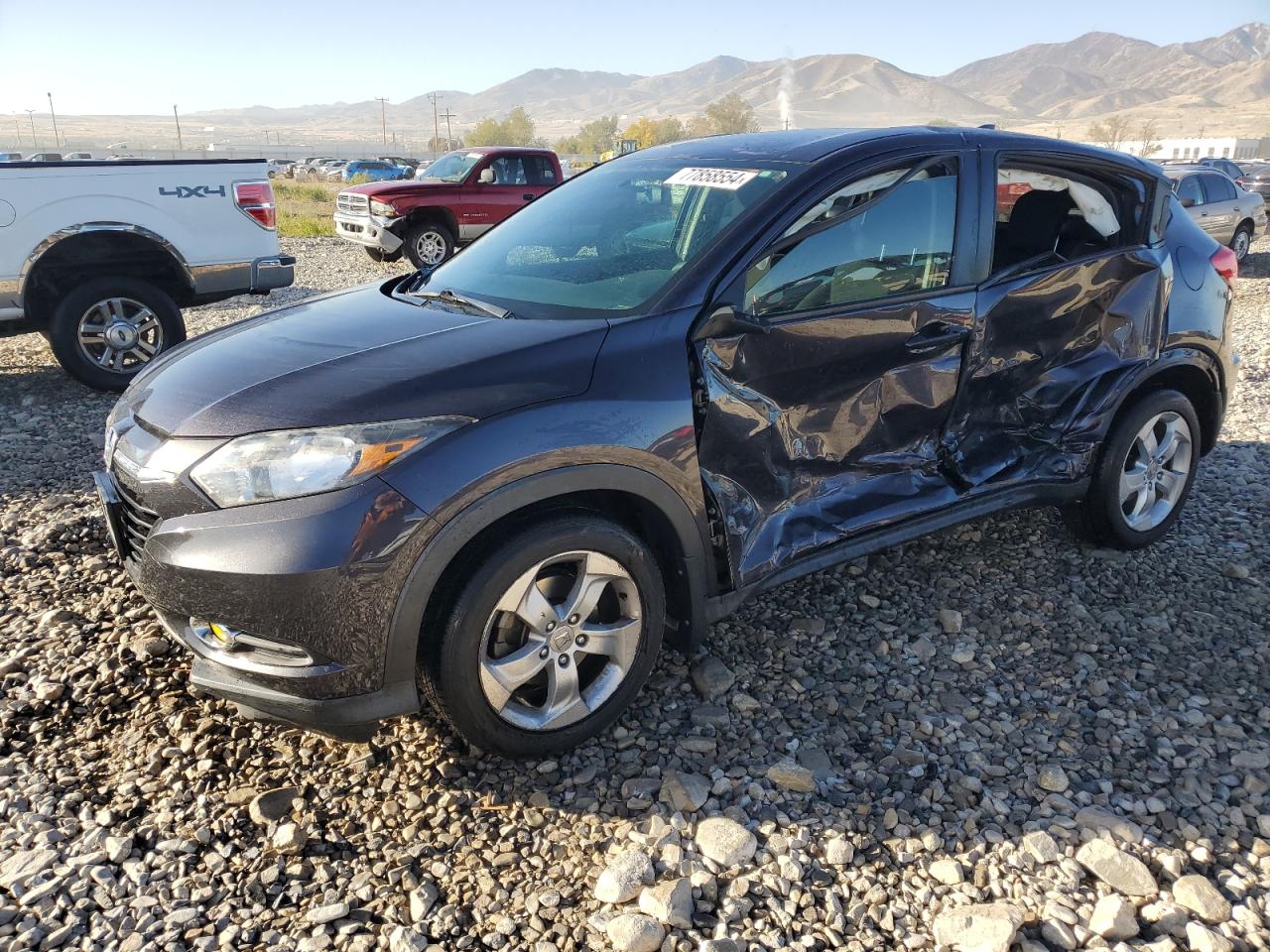 2016 Honda Hr-V Lx VIN: 3CZRU6H32GM747789 Lot: 77858554