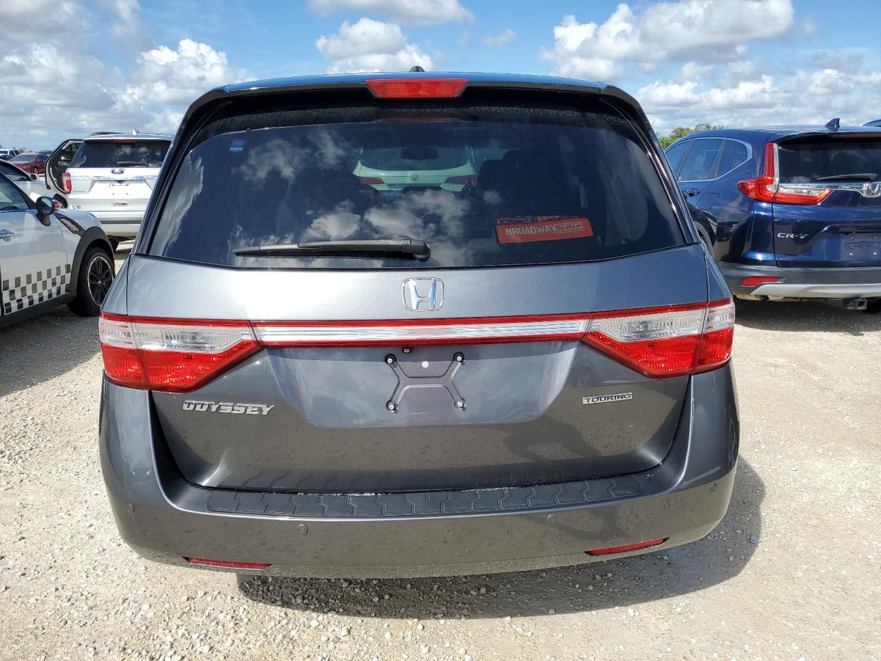 2012 Honda Odyssey Touring VIN: 5FNRL5H90CB032709 Lot: 74102384