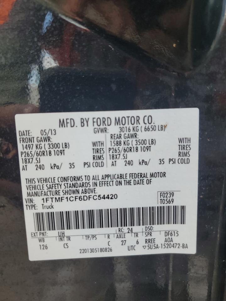 1FTMF1CF6DFC54420 2013 Ford F150