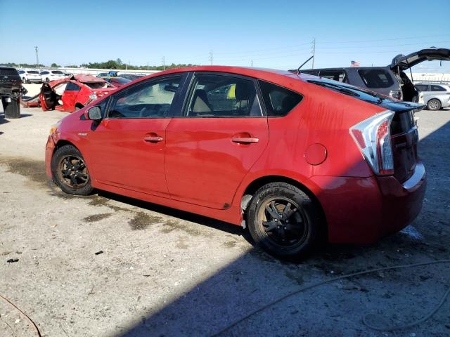  TOYOTA PRIUS 2012 Czerwony