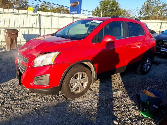  CHEVROLET TRAX 2015 Красный