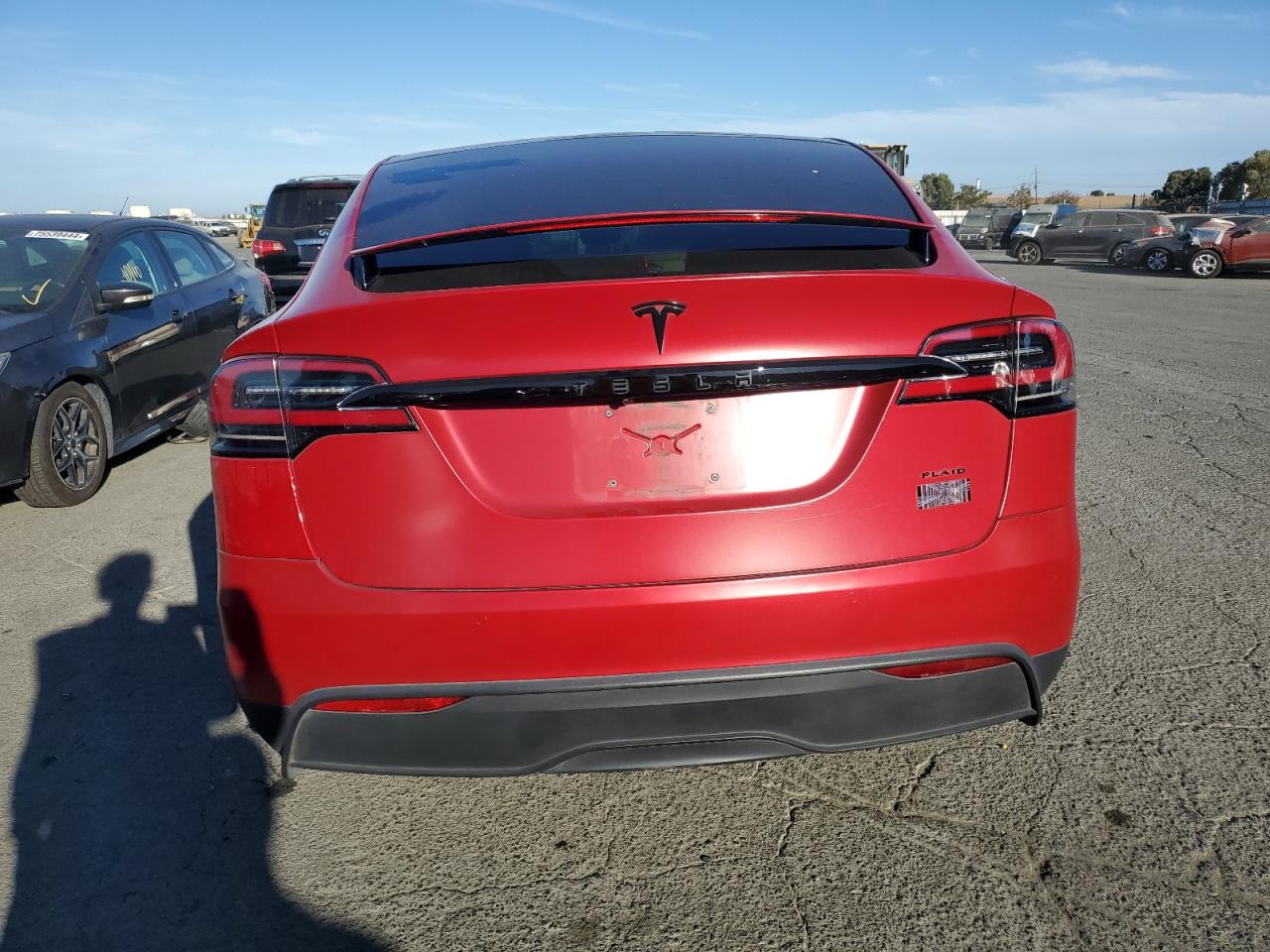 2022 Tesla Model X VIN: 7SAXCBE50NF329086 Lot: 75750184