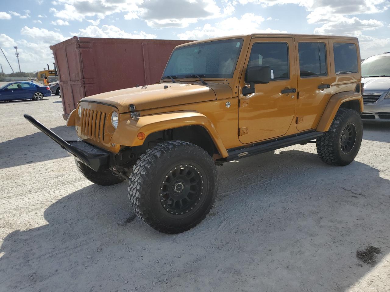 2014 Jeep Wrangler Unlimited Rubicon zu verkaufen in Arcadia, FL - Water/Flood
