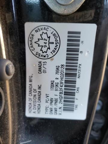 2015 HONDA CIVIC LX