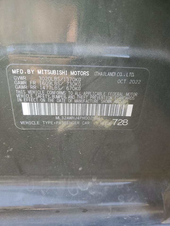 2023 Mitsubishi Mirage Se VIN: ML32AWHJ4PH002564 Lot: 77977314