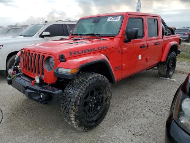 2020 Jeep Gladiator Rubicon за продажба в Riverview, FL - Water/Flood