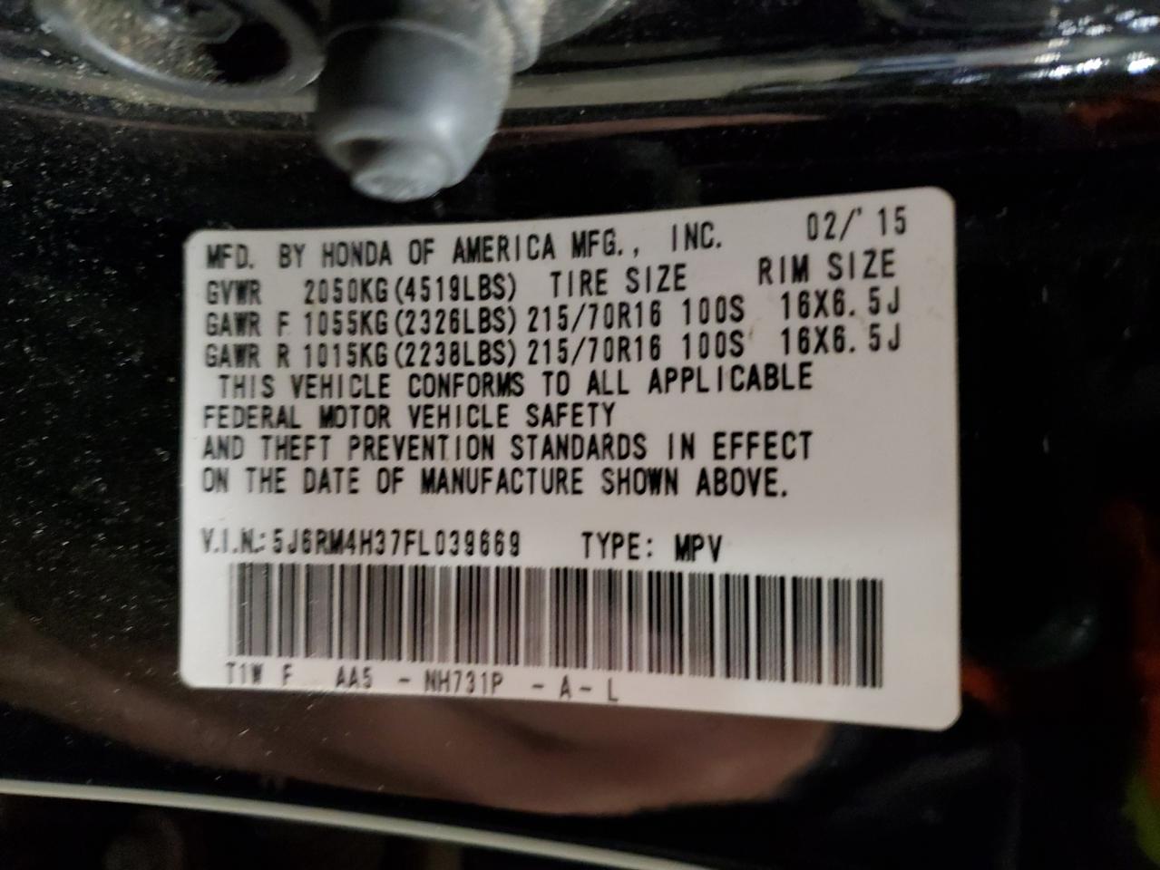 2015 Honda CR-V - Image 13