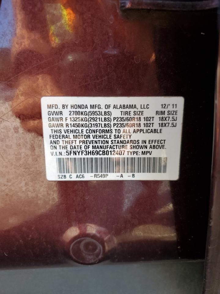 2012 Honda Pilot - Image 15