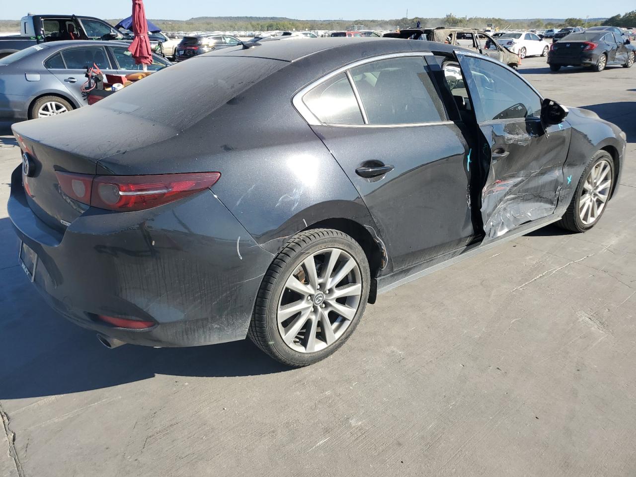 VIN JM1BPADL2M1333122 2021 MAZDA 3 no.3