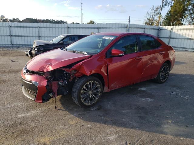  TOYOTA COROLLA 2014 Красный