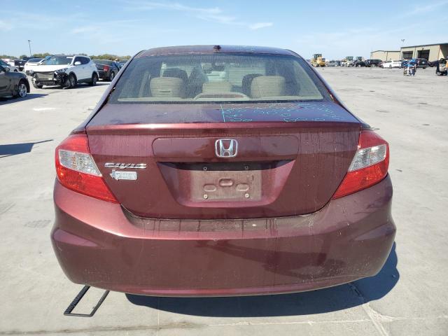  HONDA CIVIC 2012 Burgundy