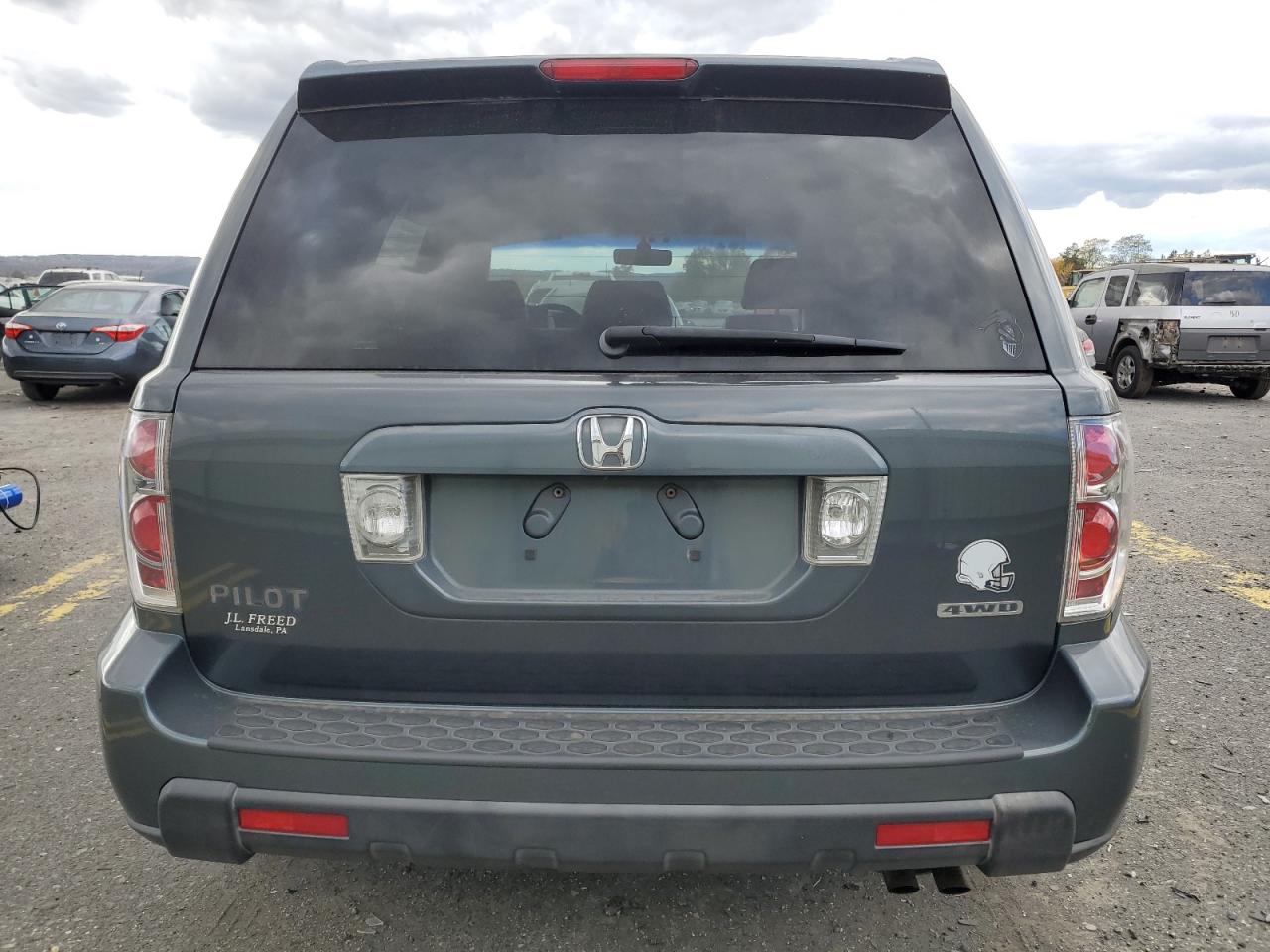 2006 Honda Pilot Ex VIN: 2HKYF18656H537989 Lot: 76283434