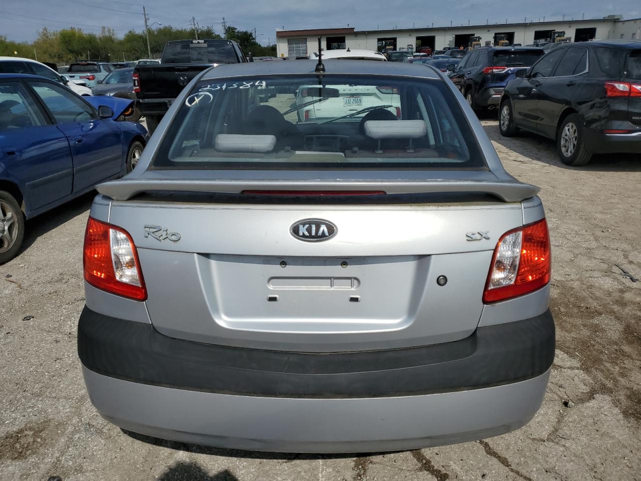 2007 Kia Rio Base VIN: KNADE123776231384 Lot: 73554084