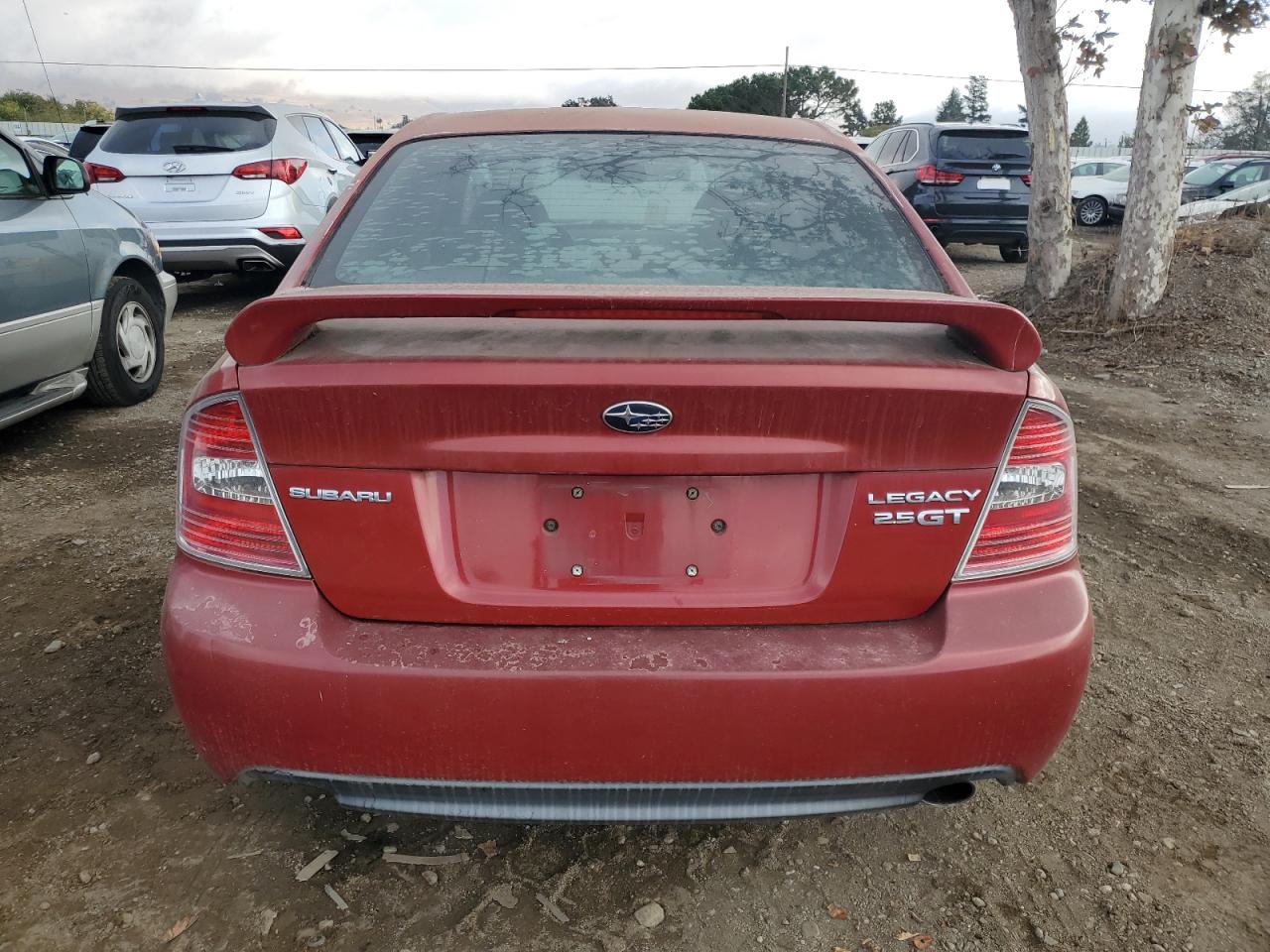 2006 Subaru Legacy Gt Limited VIN: 4S3BL676766201655 Lot: 78863794