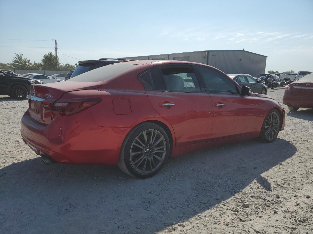 2019 Infiniti Q50 Red Sport 400 VIN: JN1FV7AP9KM780028 Lot: 75926724