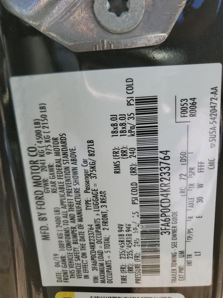 2019 Ford Fusion - Image 12