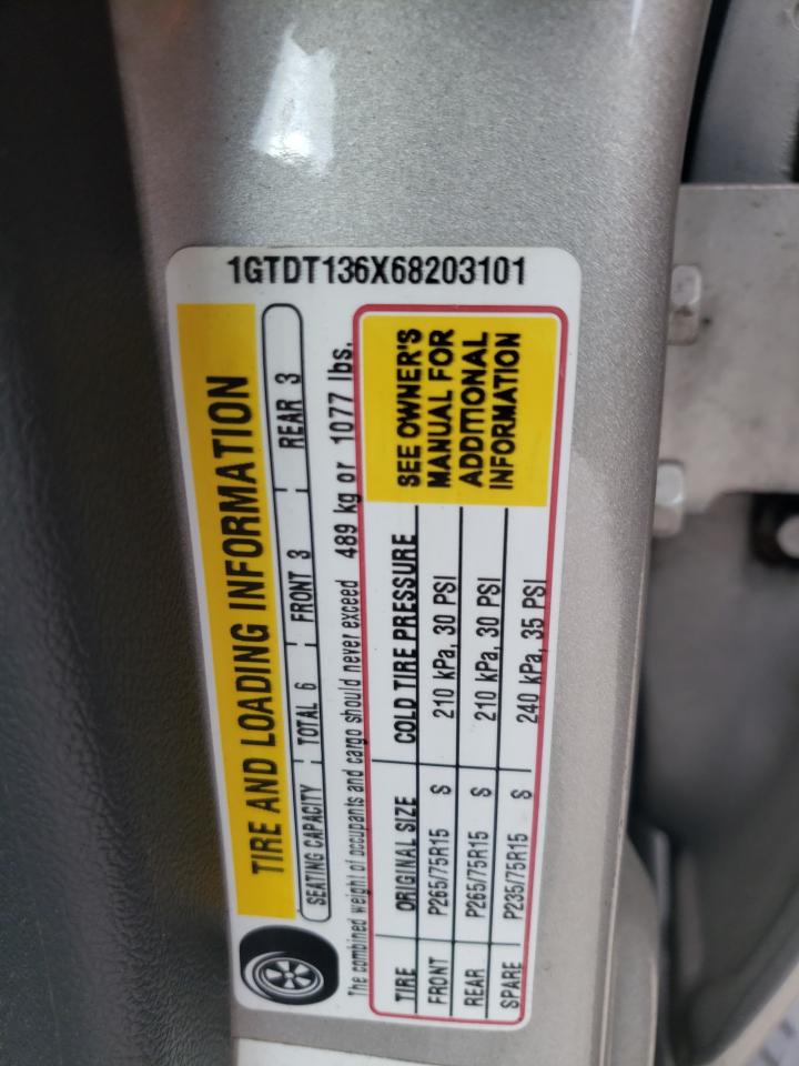 2006 GMC Canyon VIN: 1GTDT136X68203101 Lot: 75345904
