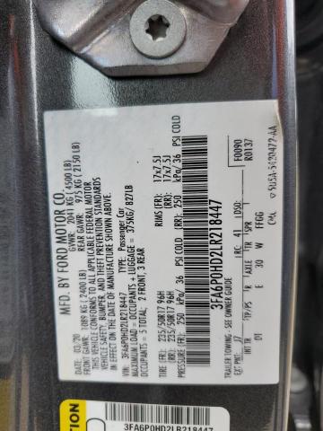 3FA6P0HD2LR218447 Ford Fusion SE 13