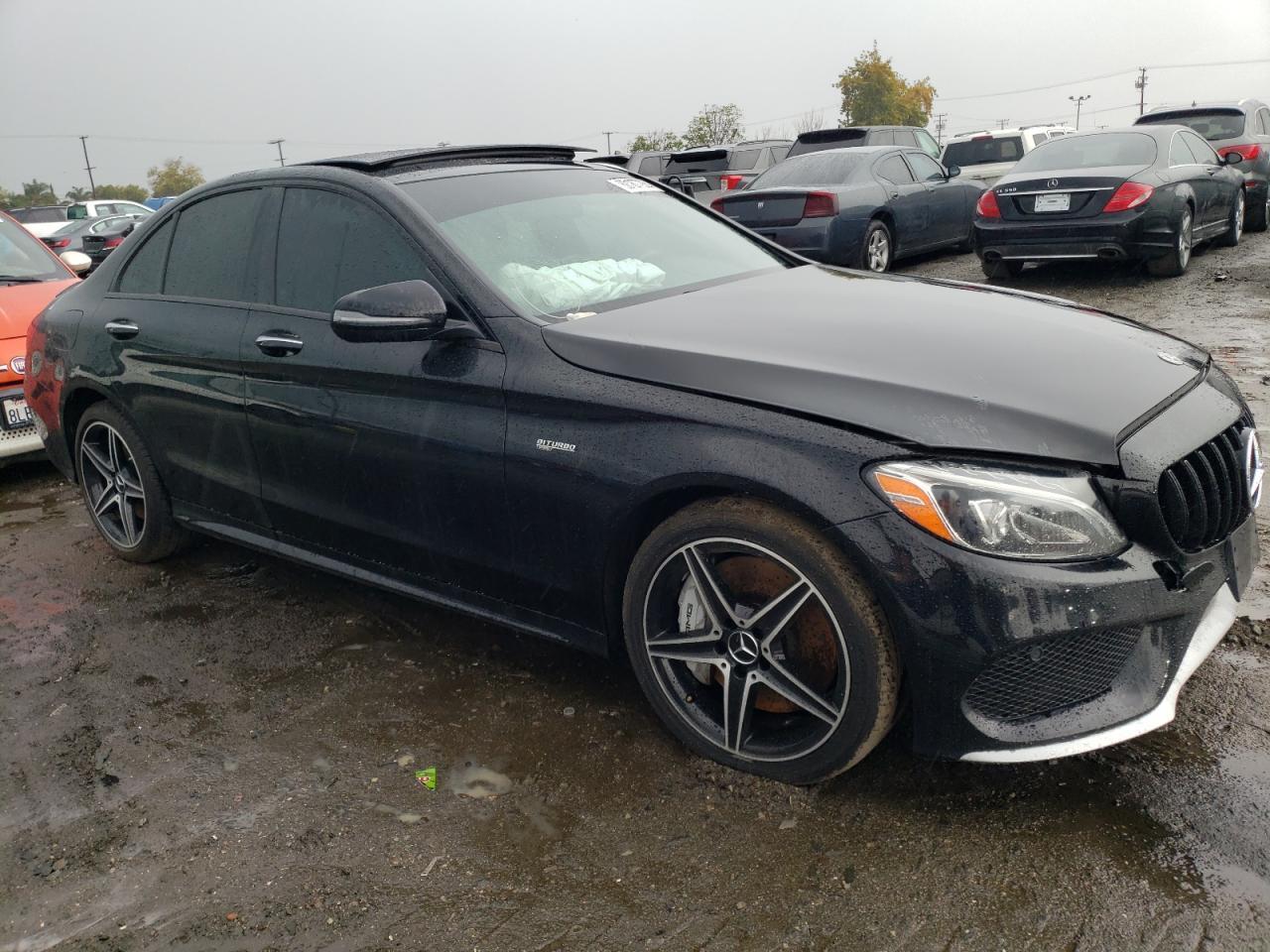 2018 Mercedes-Benz C 43 4Matic Amg VIN: 55SWF6EB7JU255980 Lot: 76145184