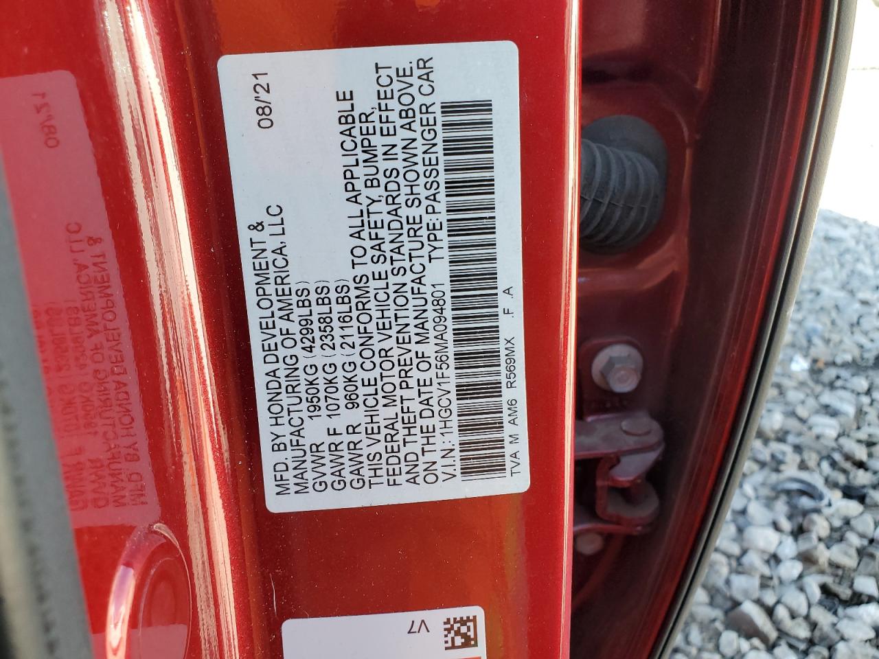 2021 Honda Accord - Image 12