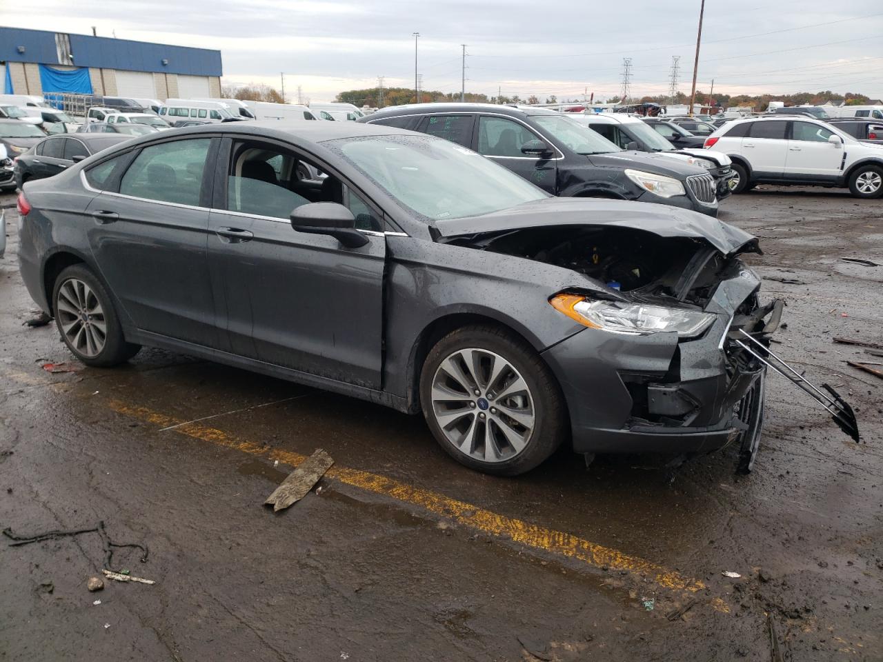 2020 Ford Fusion Se VIN: 3FA6P0T99LR156130 Lot: 77790054