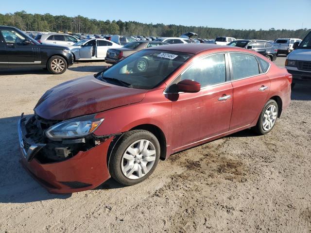  NISSAN SENTRA 2017 Czerwony