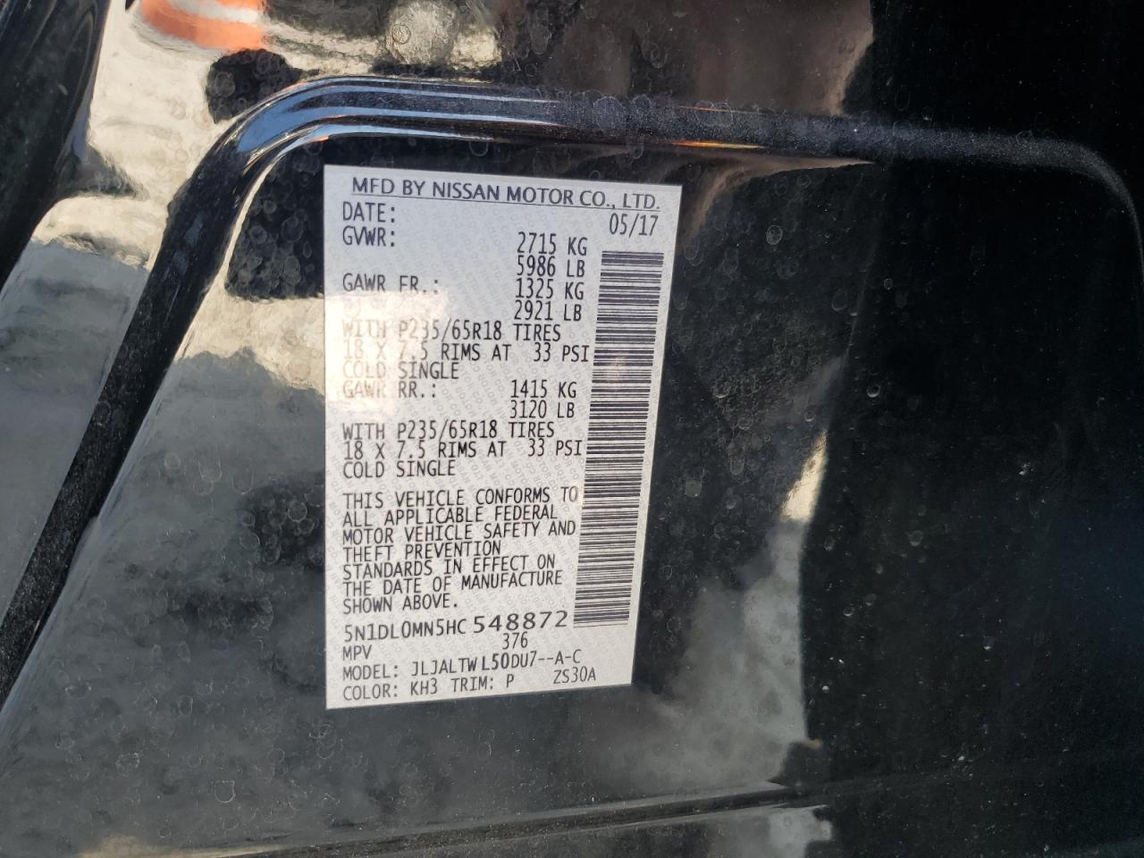 2017 Infiniti QX60 - Image 13