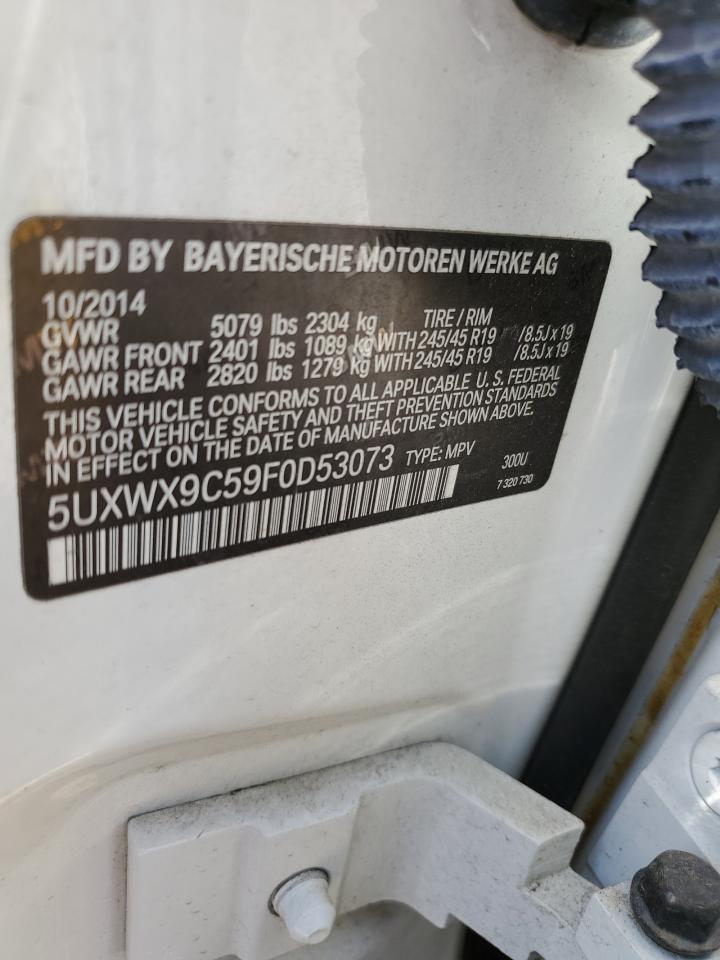 5UXWX9C59F0D53073 2015 BMW X3 xDrive28I