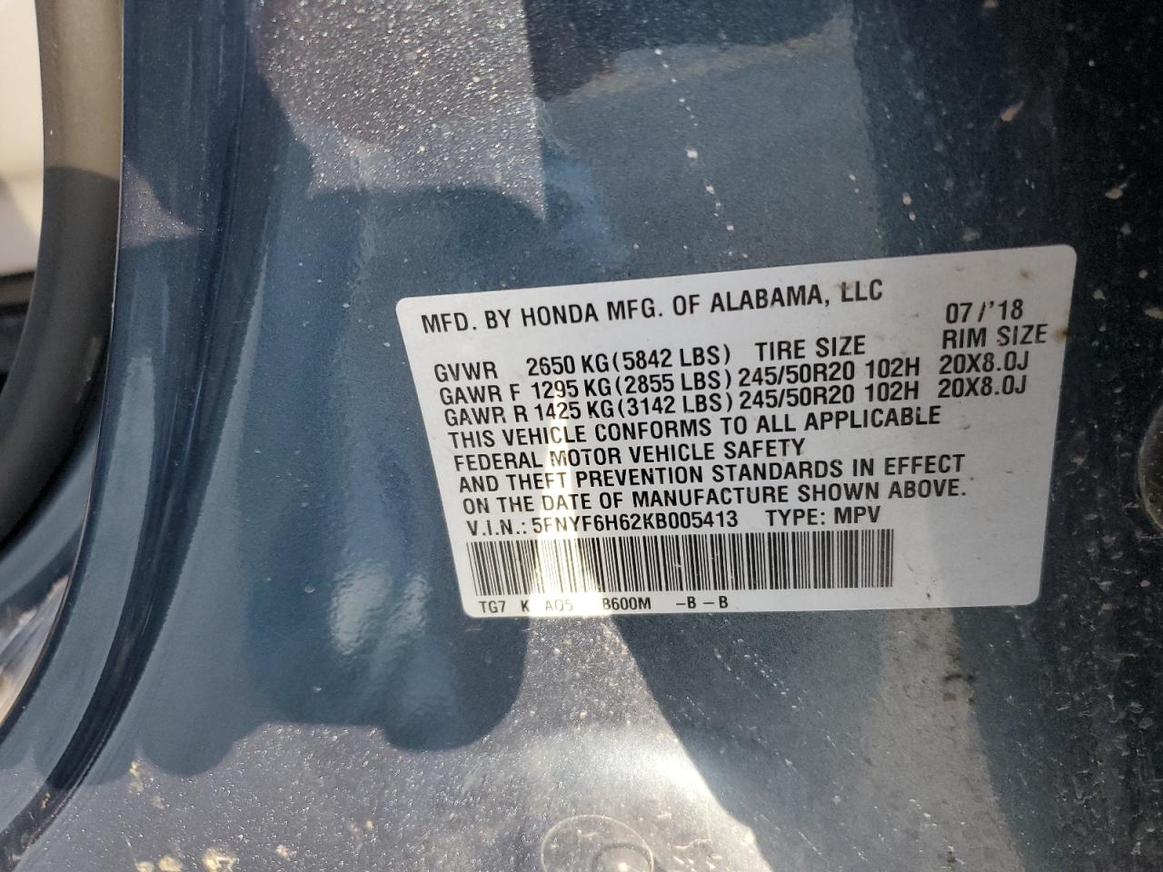 2019 Honda Pilot - Image 13
