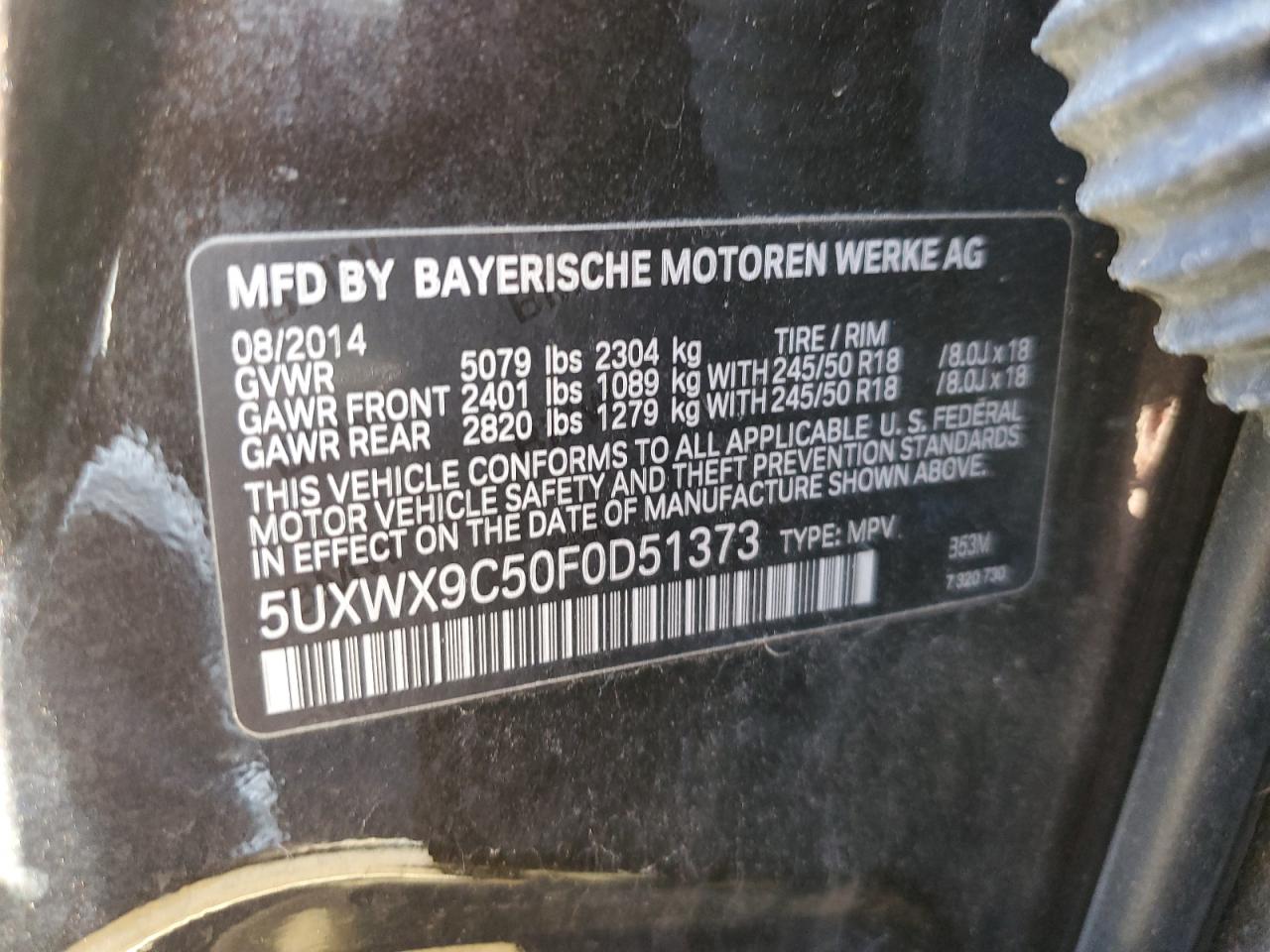 2015 BMW X3 - Image 13