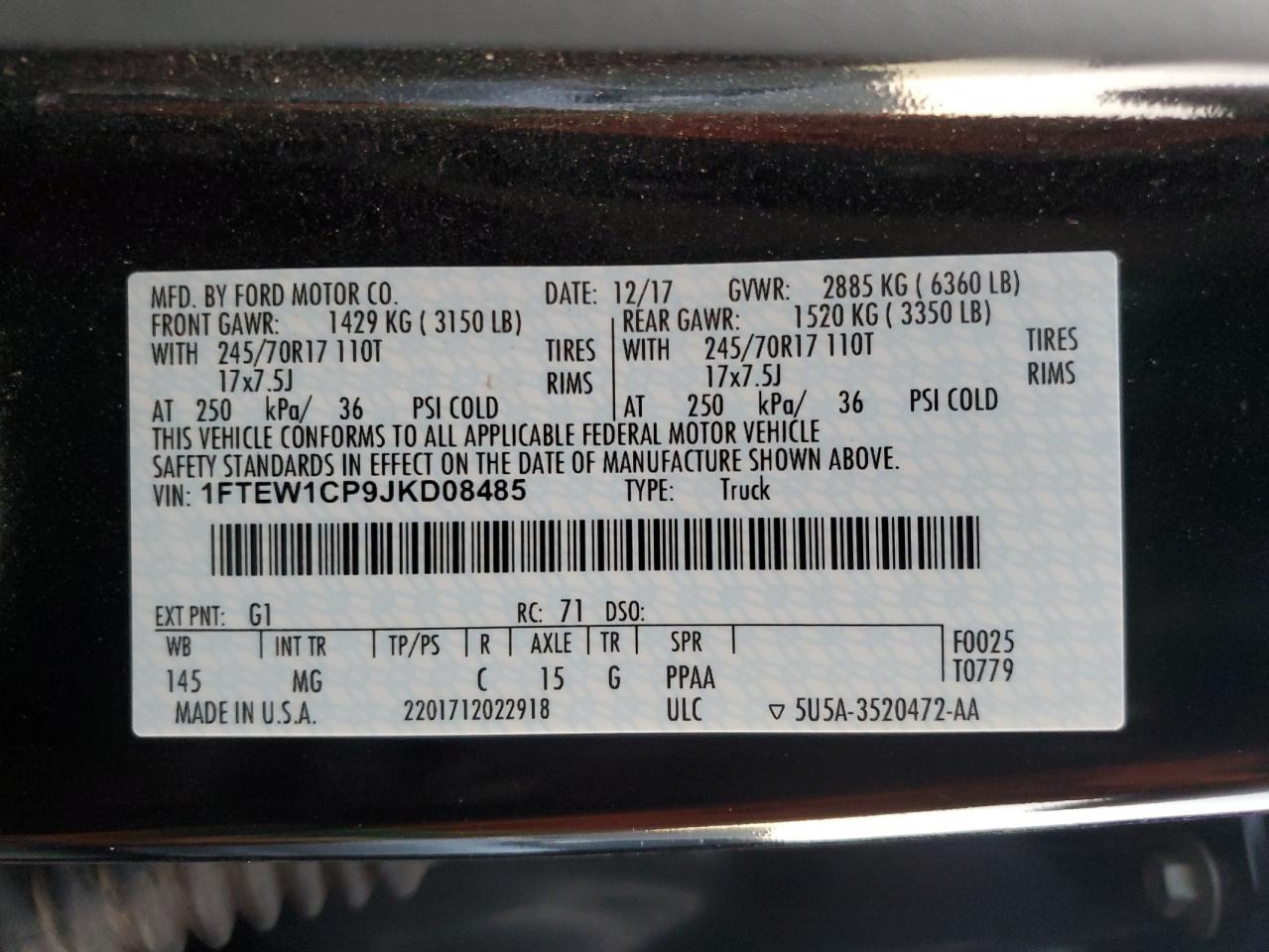 2018 Ford F-150 - Image 12