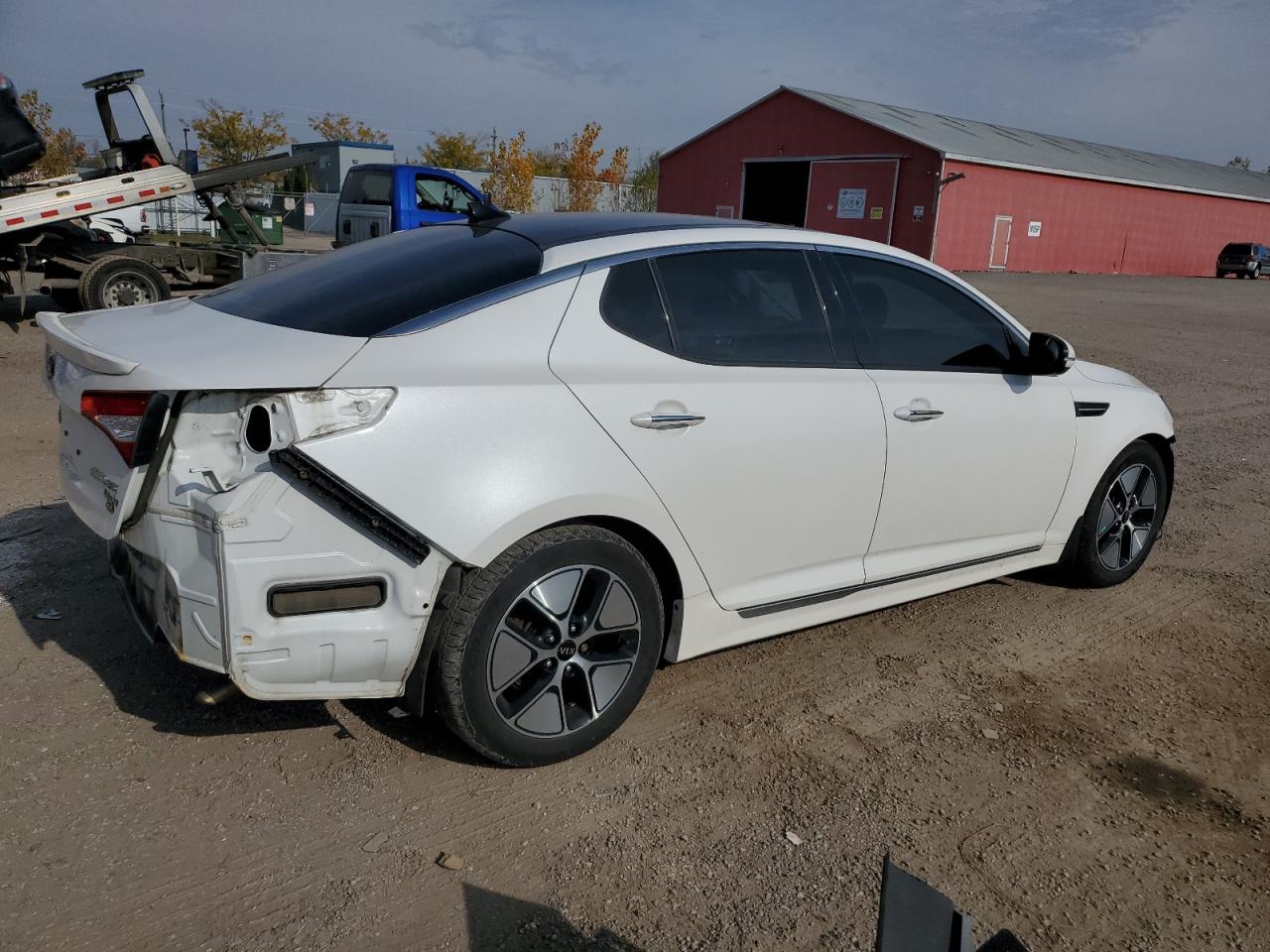 2013 Kia Optima Hybrid VIN: KNAGM4AD5D5040544 Lot: 76875394