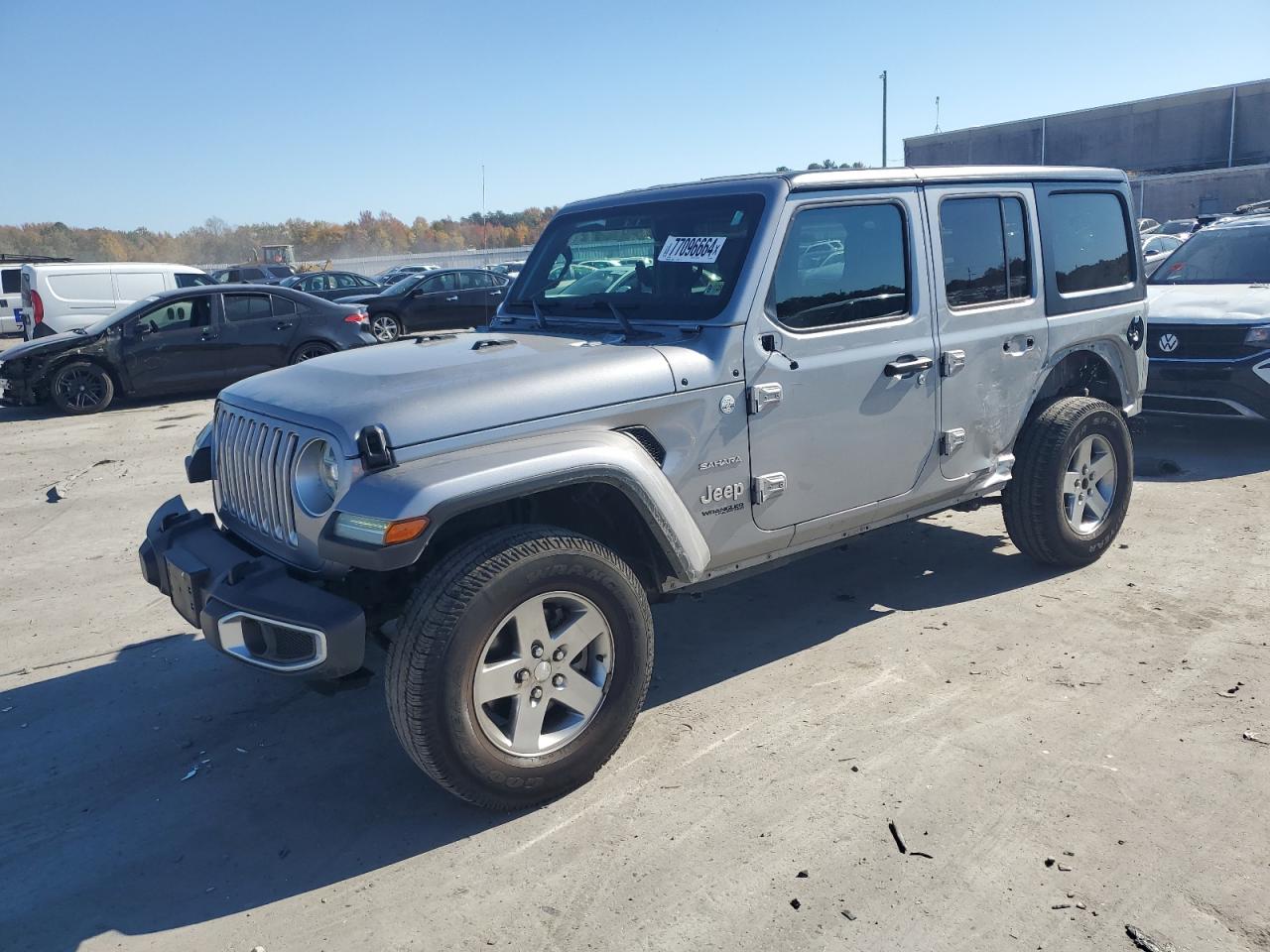 2019 Jeep Wrangler Unlimited Sahara VIN: 1C4HJXEN9KW510196 Lot: 77096664