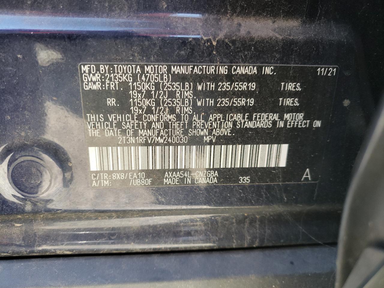 2021 Toyota RAV 4 - Image 15