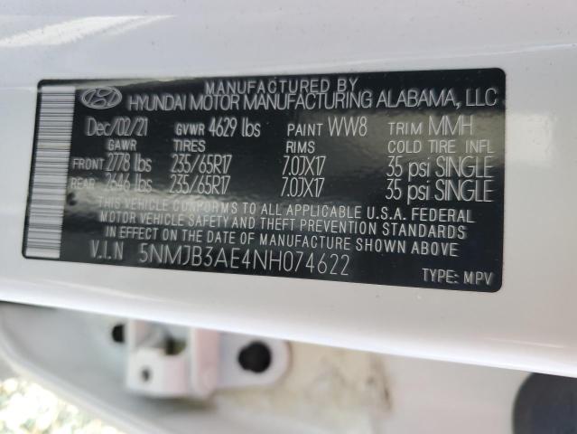 5NMJB3AE4NH074622 Hyundai Tucson SEL 14