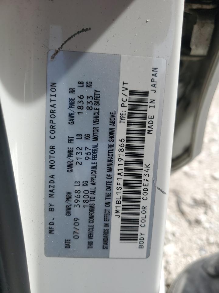 2010 Mazda 3 I VIN: JM1BL1SF1A1191866 Lot: 76116354