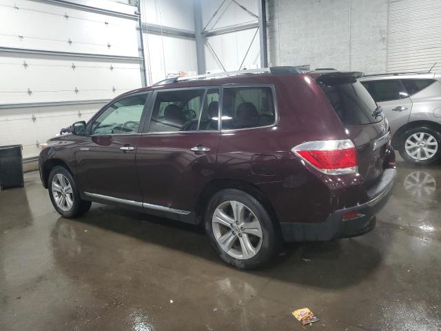  TOYOTA HIGHLANDER 2013 Бургунди