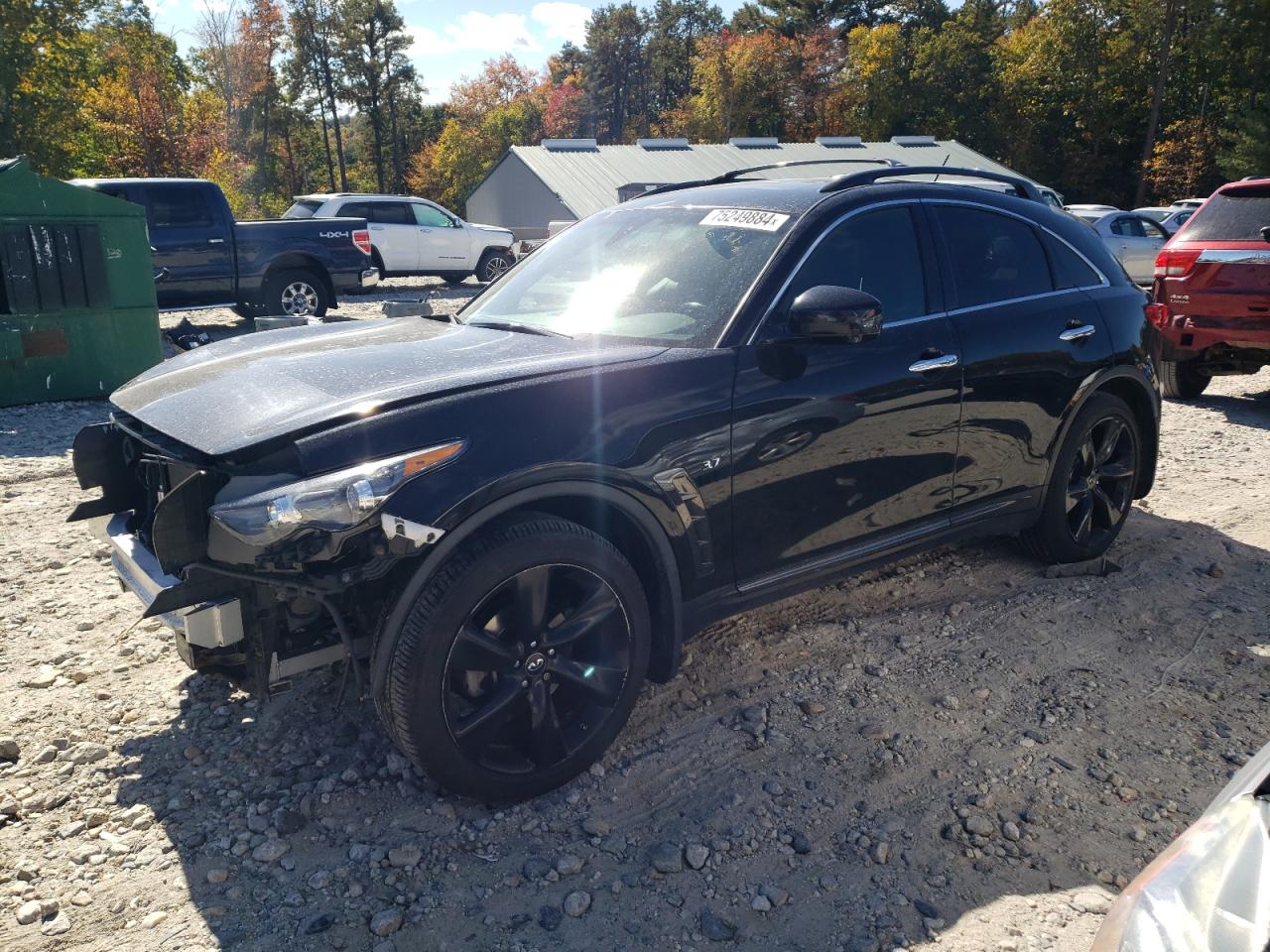 2015 Infiniti Qx70 VIN: JN8CS1MW9FM480525 Lot: 75249884