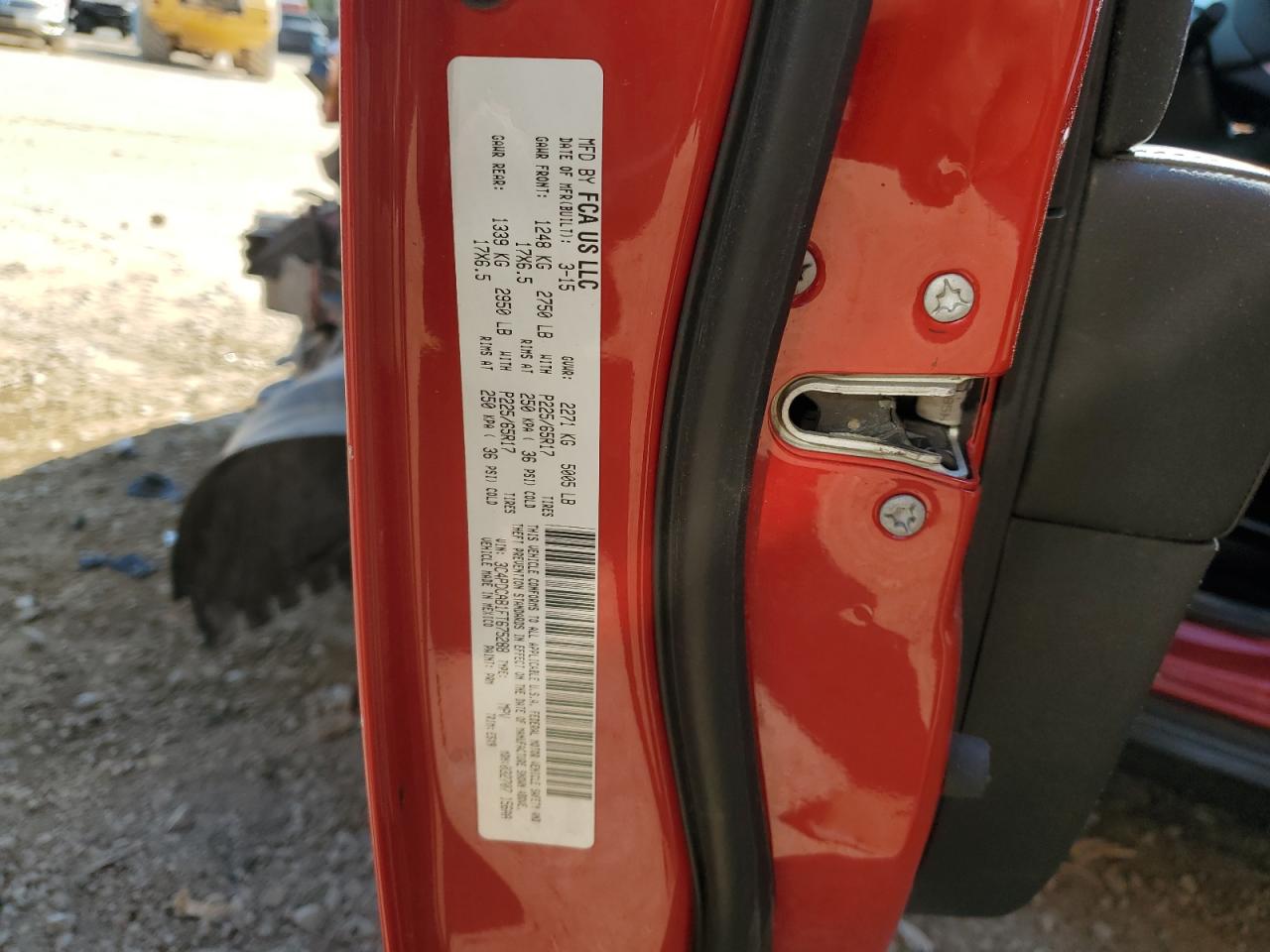 2015 Dodge Journey Se VIN: 3C4PDCAB1FT675288 Lot: 74920404