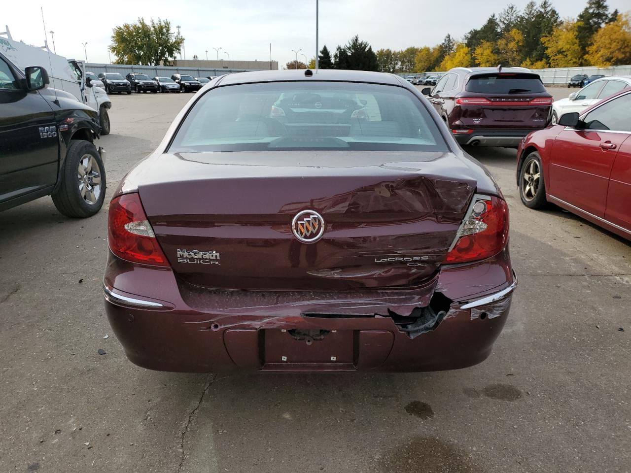 2007 Buick Lacrosse Cxl VIN: 2G4WD582671129596 Lot: 77884024